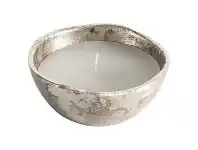 Dominic Metal Candle, Small, Antique Silver