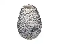 LivingStyles Iqra Ceramic Vase, Large, Blue offer