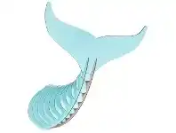 LivingStyles Safari DIY 3D Puzzle Wall Decor, Whale Tail offer