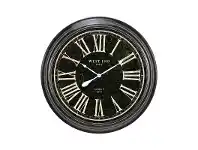 LivingStyles Hulme Iron Frame Round Wall Clock, 97cm offer