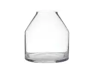 LivingStyles Aston Glass Vase, Small offer