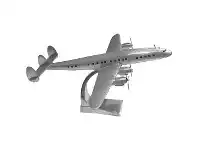 LivingStyles Constellation Airplane Metal Scale Model on Stand offer