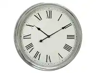 LivingStyles Maria Iron Frame Round Wall Clock, 62cm offer