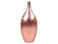 LivingStyles Zalika Ceramic Bottle Vase, Large, Rose Gold offer
