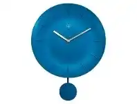 LivingStyles NeXtime Bowl Wall Clock, 30cm, Turquoise offer