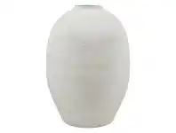 LivingStyles Nexos Ceramic Pot Vase, Extra Large, White offer