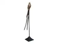 LivingStyles Lacy Metal Sculpture on Stand, Male Pheasant offer