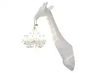 LivingStyles Qeeboo Giraffe In Love Wall Lamp, White offer