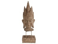 LivingStyles Nashda Buddha Head Sculpture on Stand offer