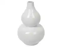 LivingStyles Orient Ceramic Bud Vase, White offer
