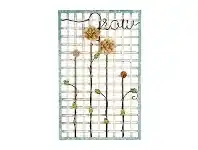 LivingStyles Spring Sprout Iron Trellis Wall Art, Rectangular offer