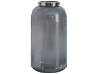 Danston Lustre Glass Vase, Large, Grey