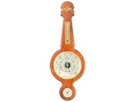LivingStyles Cobb & Co. Banjo Barometer, Gloss Oak offer