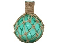 LivingStyles Calista Glass & Rope Vessel offer