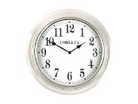 LivingStyles Cobb & Co. Stainless Steel Wall Clock, 38cm offer