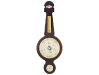 LivingStyles Cobb & Co. Banjo Barometer, Satin Mahogany offer