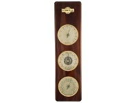 LivingStyles Cobb & Co. 3 in 1 Barometer, Large, Gloss Walnut offer