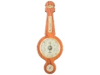LivingStyles Cobb & Co. Banjo Barometer, Satin Oak offer