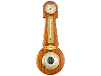 LivingStyles Cobb & Co. Weather Station, Small, Gloss Oak offer