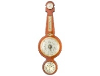 LivingStyles Cobb & Co. Weather Station, Large, Gloss Oak offer