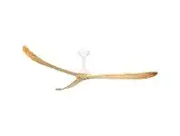LivingStyles Trheesixty Kirra Indoor / Outdoor DC Ceiling Fan, 254cm/100", White / Natural offer