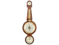 LivingStyles Cobb & Co. Weather Station, Large, Gloss Walnut offer