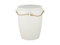 LivingStyles Nikos Ceramic Accent Stool / Side Table offer
