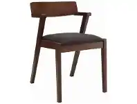 LivingStyles Zola Oak Timber Dining Chair, Cocoa / Mud offer
