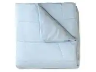 LivingStyles Ardor Cooling Weighted Blanket with Cotton Cover, 152x203cm, Grey offer