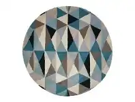 LivingStyles Matrix Crystal Hand Tufted Wool Round Rug, 150cm offer