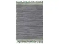 LivingStyles Atrium Hunter Cotton Rug, 270x180cm, Slate offer