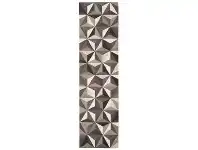 LivingStyles Nomad Dimensions Flat Woven Wool Runner Rug, 400x80cm, Chocolate offer