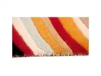 LivingStyles Floor Decor Handwoven Wool Rug, 160x110cm, Warm Tone offer