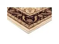 LivingStyles Sydney Medallion Turkish Made Oriental Rug, 230x160cm, Ivory / Black offer