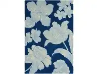 Wedgwood Vibrance Hand Tufted Designer Wool Rug, 240x170cm, Navy