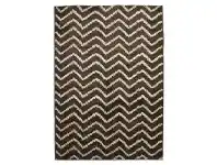 LivingStyles Egyptian Made Moroccan Chevron Design Rug in Brown/Beige - 230x160cm offer
