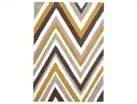 LivingStyles Narris Chevron Hand Tufted Rug in Yellow Tone - 165x115cm offer