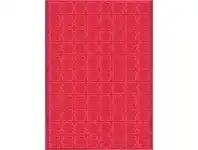 Jersey Blossom Mazey 200x290cm Turkish Made Rug - Red