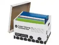 Officeworks Marbig Super Strong Archive Boxes 100 Pack offer
