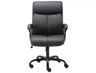 LivingStyles Puresoft PU Leather Office Chair, Mid Back offer