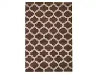 LivingStyles City Trellis Modern Rug, 280x190cm, Brown offer