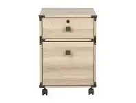 LivingStyles Mcnaughton 2 Drawer Mobile Pedestal File Cabinet offer