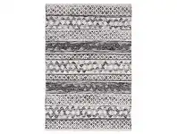 LivingStyles Omen Handwoven Wool Rug, 280x190cm, Ivory / Grey offer