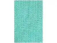 LivingStyles Natura Lutz Hand Woven Cotton Rug, 290x200cm, Turquoise offer