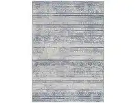 LivingStyles Courtyard Rome Modern Rug, 290x200cm, Blue / Cream offer