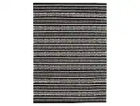 LivingStyles Ester Delicate Lace Handwoven Wool Rug, 230x320cm, Black offer