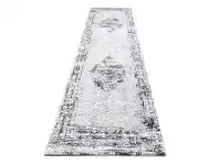 LivingStyles Essence Chapel Modern Runner Rug, 80x300cm, Grey offer