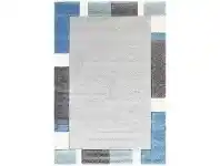 LivingStyles Yalda Yannis Modern Rug, 330x240cm, Grey / Blue offer
