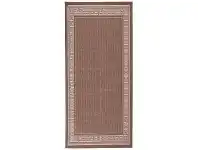 LivingStyles Summer Hayman Modern Runner Rug, 140x70cm, Brown offer