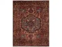 LivingStyles One of A Kind Mila Hand Knotted Wool Heriz Rug, 304x248cm offer